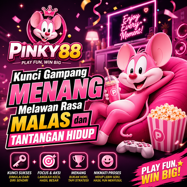 PINKY88 | Kunci Gampang Menang Melawan Rasa Malas dan Tantangan Hidup